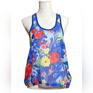 Floral Racerback Tank Top. XL - NWT